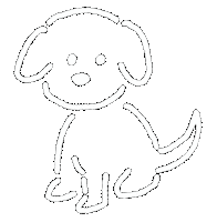 Dogs 犬 Sticker
