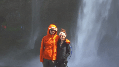 Waterfall Iceland GIF by Chris