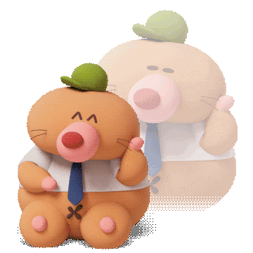 dudadu_official giphyupload animation cartoon sticker Sticker