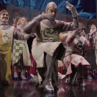 Happy Dance GIF by Monty Python's Spamalot