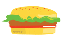 Hungry Burger Sticker
