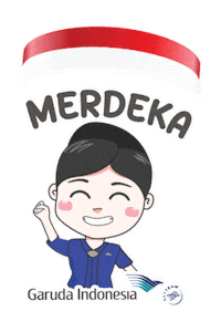 Pilot Merdeka Sticker by GarudaIndonesia