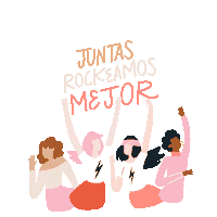 BossladiesRockingOn mujeres rocking bossladiesrocking juntasrockeamosmejor Sticker
