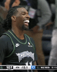 Nba Smile GIF by Minnesota Timberwolves