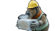 Delivery Capybara Sticker