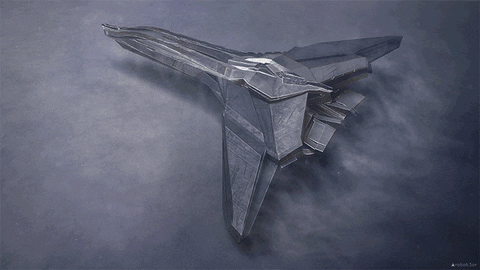 Sci Fi Space Ship GIF by robob3ar