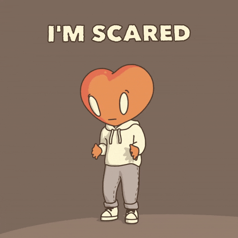 Scared Fear GIF by LT3 Creations