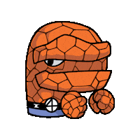 The Thing Marvel Sticker by Paulberger
