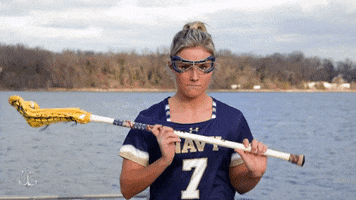 Womens Lacrosse Go Navy GIF by Navy Athletics