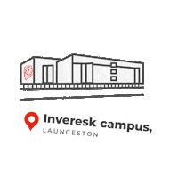 universityoftasmania tasmania utas university of tasmania map tasmania Sticker