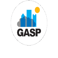 Gasp-Sticker Sticker by Group Against Smog and Pollution