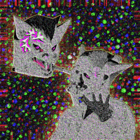 Dog Glitch GIF by davidvnun