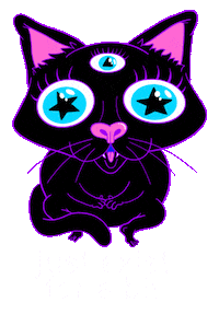 Cat Love Sticker by Richie Brown