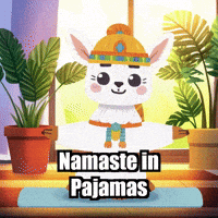 Morning Yoga GIF by Llamaozi