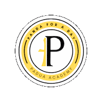 Panda For A Day Sticker by Padua Academy