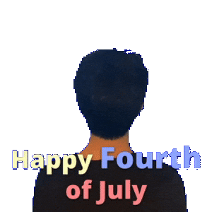 Happy American Sticker