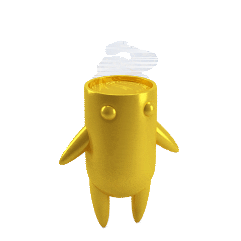 Happy Liquid Gold Sticker