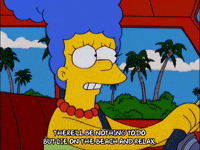driving marge simpson GIF