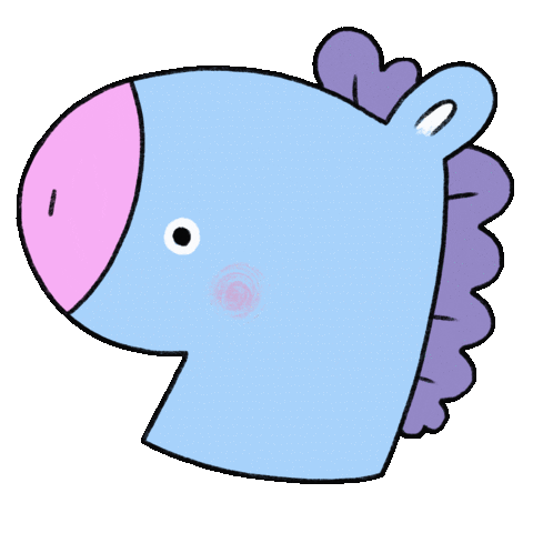 Illustration Horse Sticker