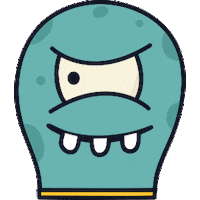 Leniolabs alien smirk leni leniolabs Sticker