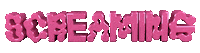 Pink Screaming Sticker by tlorever21