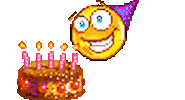 happy birthday Sticker