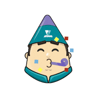 cementoatenas happy feliz fiesta celebracion Sticker