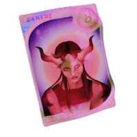 GabrielleRosenstein makeup pastel cyber zodiac Sticker