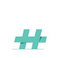 hestag happy hashtag senang outofoffice Sticker