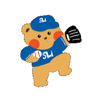 Baseball Lions Sticker