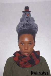 Snowman GIF by Kwiin Ava