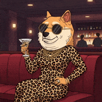 Shiba Inu Drinking GIF by Doge Pound