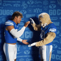 Byu Football Go Cougs GIF by BYU Cougars
