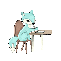 Fox Draw Sticker