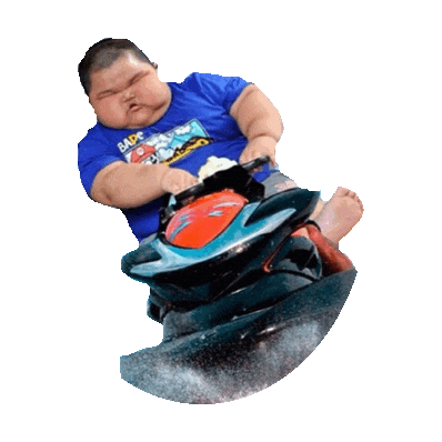 fat STICKER by imoji
