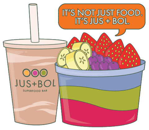 Juice Smoothie Sticker by JUS+BOL SUPERFOOD BAR
