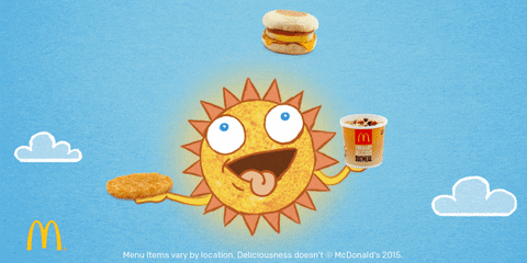 night sun GIF by McDonald’s All Day Breakfast