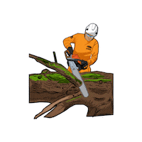 kjtreeservice tree kj stihl kask Sticker