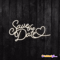 Save The Date Heart GIF by TwistedGif