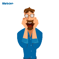 Happy So Excited Sticker by Bitrix24