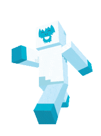 Yeti Marching Sticker by namecheap