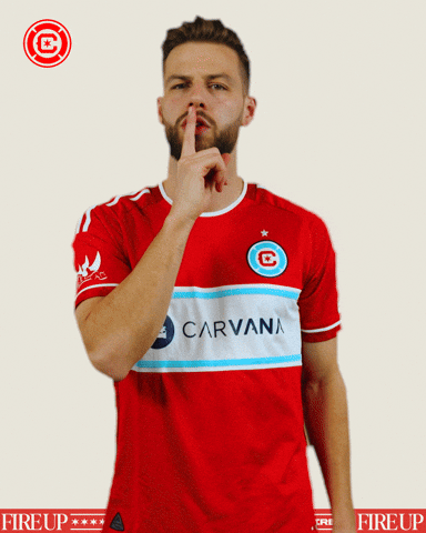 Be Quiet Chicago Fire GIF by Chicago Fire Football Club