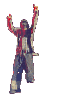 Hands Up Dance Sticker