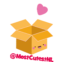 mostcutestnl kawaii shipping mostcutestnl cute mail Sticker