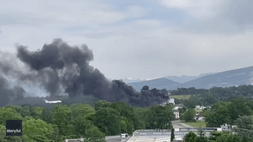Fire Near Geneva Airport Runway Cancels Flights