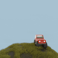 bill_clifferd loop travel car red GIF