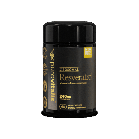 purovitalis longevity nmn resveratrol purovitalis Sticker