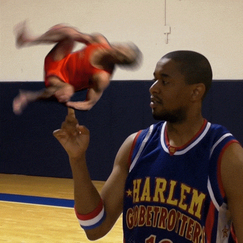 Basketball Spinning GIF by Rodney Dangerfield