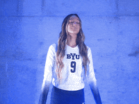 Ncaa Volleyball Sport GIF by BYU Cougars