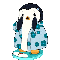 Calm Down Oh No Sticker by Pudgy Penguins